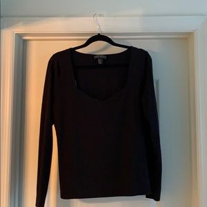 Black long sleeve shirt